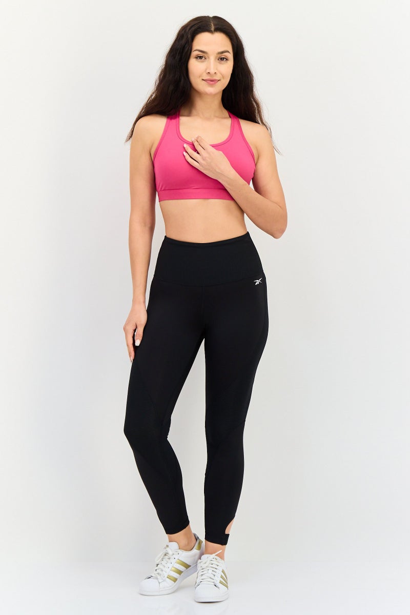 Reebok  leggings تدريب ضيقة للنساء، سوداء - Image 4